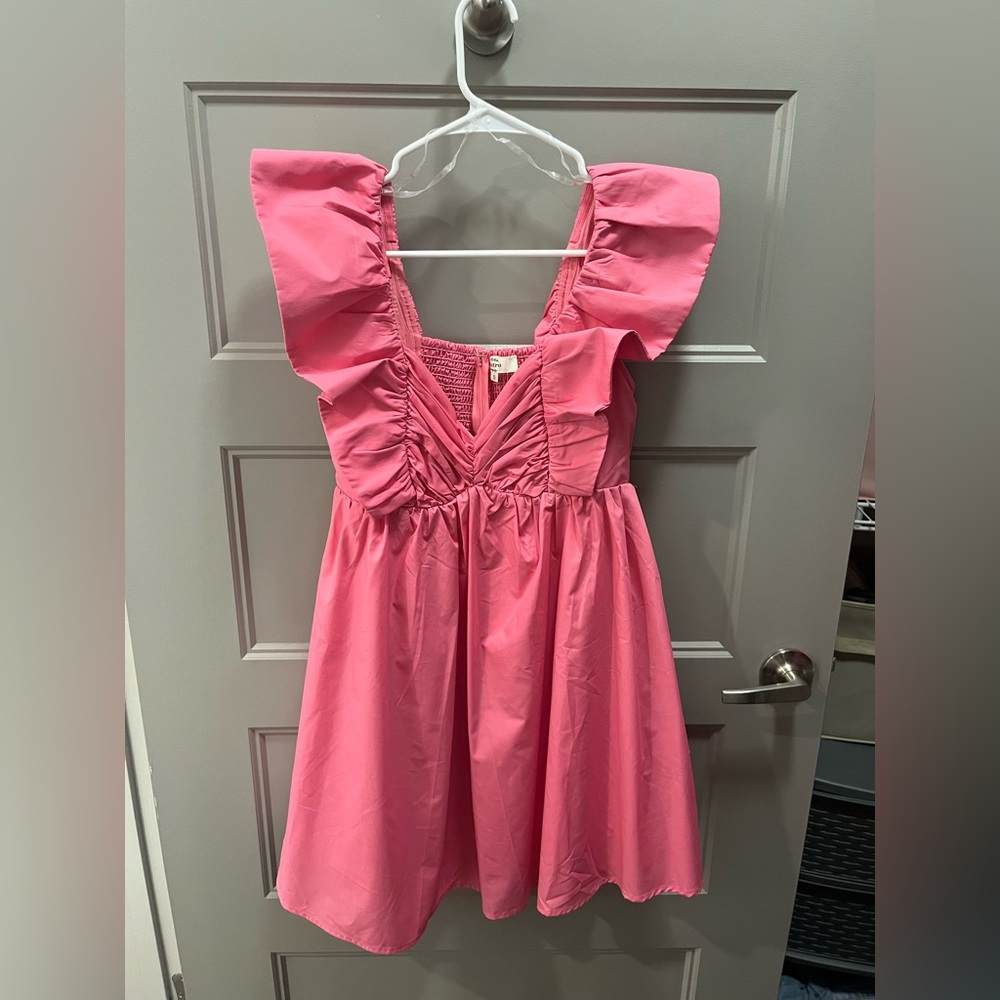 Pink boutique dress NWT small